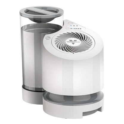 Vornado EV100 Evaporative Whole Room Humidifier with SimpleTank, Easy-Fill, 1 Gallon Capacity, 2 Speeds, Electronic Humidistat, Antimicrobial Treated Wick, Perfect for Home, Bedroom, and Living Room