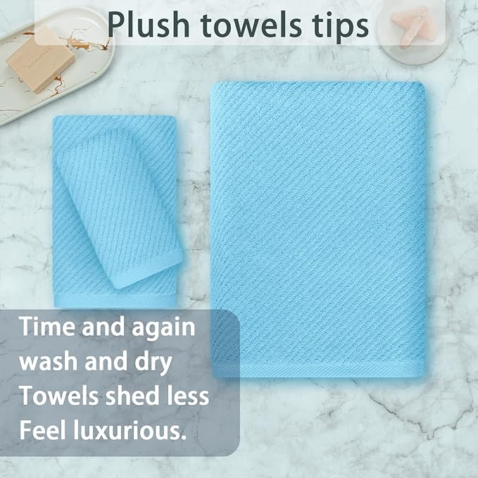 VOOVA & MOVAS Ocean Blue Towels