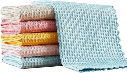 JOYMOOP Microfiber Cleaning Cloth, Reusable Absorbent Microfiber Cleaning Cloths