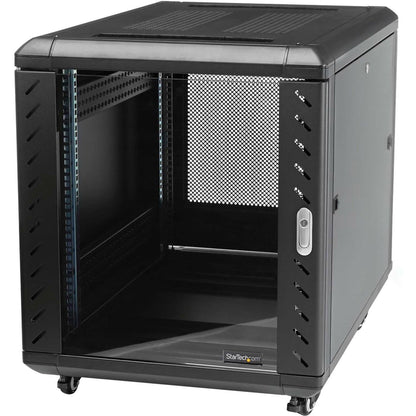 StarTech 15U Enterprise-Grade Server Rack Cabinet, 19in Enclosed 4-Post Rack with 33in (83cm) Mounting Depth and 1764lb (800kg) Weight Capacity