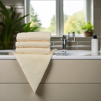 Tens Towels Pack of 12 Washcloths, 12 x 12 Inches, Lighter Weight, Quick to Dry