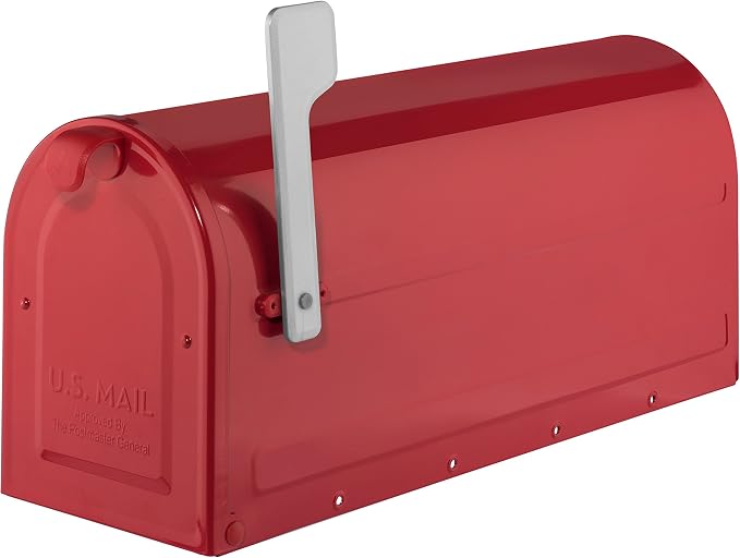 ARCHITECTURAL MAILBOXES 7600R MB1 Mailbox, Medium, Red (Pack of 3)