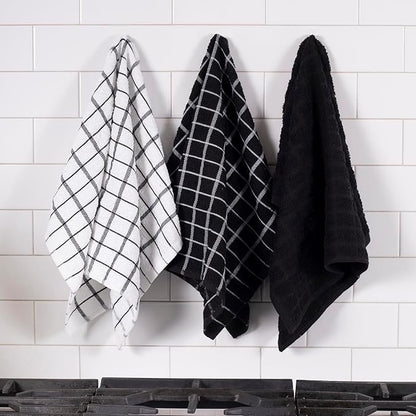 Ritz Premium 100% Cotton Terry Check Kitchen Dish Towels