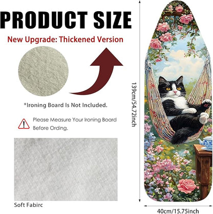 Nuxovilar Ironing Board Cover Needle Cotton 15x54 Inches | Ironing Board Cover