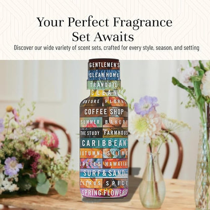 P&J Trading Fragrance Oil Floral Set | Violet, Jasmine, Rose, Lilac, Freesia, and Gardenia Candle Scents for Candle Making, Freshie Scents, Soap Making Supplies, Diffuser Oil Scents