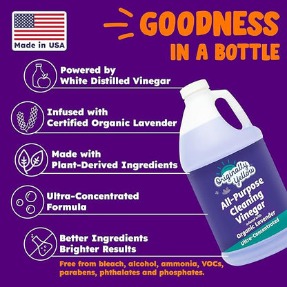 Originally Yellow Lavender Vinegar
