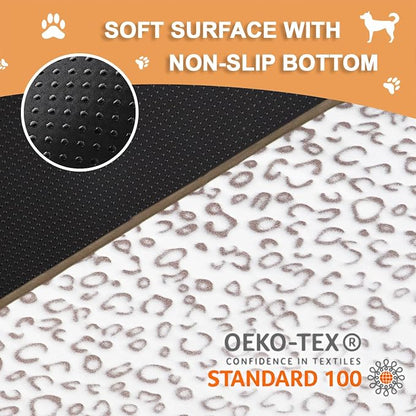 Qeils Reusable Puppy Pads, 2 Pack Washable Pee Pads for Dogs, Waterproof Non Slip Wee Wee pad, Absorbent and Leakproof Training Mats for Potty, Crate, Playpen, Bed, Sofa, 16"x 30"