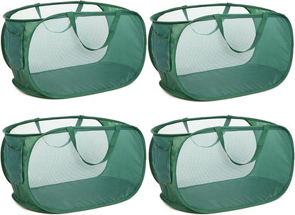 4 Pack Collapsible Laundry Baskets, Foldable Laundry Basket
