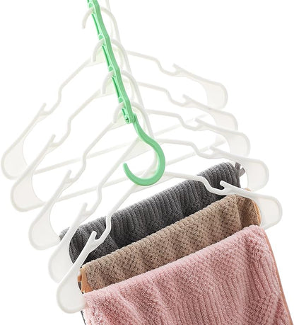 Mr. Pen- Space Saving Hangers for Clothes, Playful Pop Colors, Plastic Multi