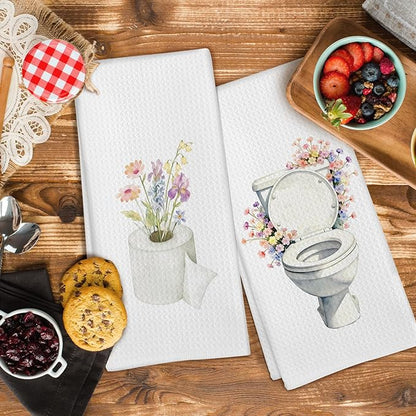 Wildflower Toilet Paper Roll Hand Towels