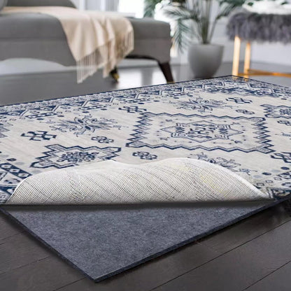 Yxzhyaba 100% Waterproof Rug Pad, 6x9 ft Extra Large Area Rug Non-Slip Carpet Pad, Non-Slip Rug Pads for All Floors and Finishes, Felt Pad for Hardwood Floors, Keeps Carpets in Place Soft and Safe