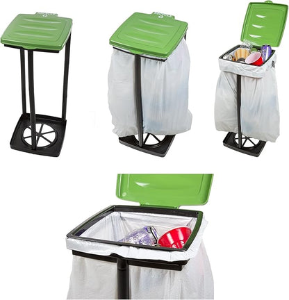 Portable Trash Bag Holder – Collapsible 13-Gallon Garbage Bin