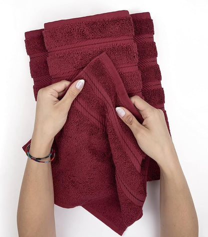 American Soft Linen Premium 3 Piece Towel Set, 1 Bath Towel 1 Hand Towel 1