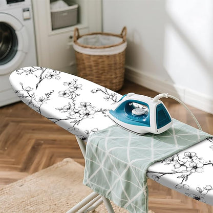 Floral Ironing Board Cover 17.7"x49", Standard Size Iron Board Covers