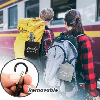 JHX Travel Laundry Bag XL, Extra large Dirty Clothes Organizer【Upgraded】with