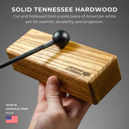 Timber Drum Co. Wood Block Instrument — MADE IN U.S.A. Percussion