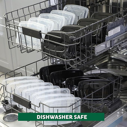 Freshware Meal Prep Containers 15 Count Compartment Food Storage Containers
