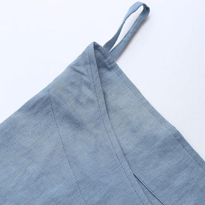 Amazhiyu Pure Linen Over The Door Laundry Hanging Hamper Bag