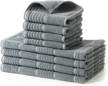Glynniss Kitchen Towels and Dishcloths Set, Dish Towels and Dish Rags