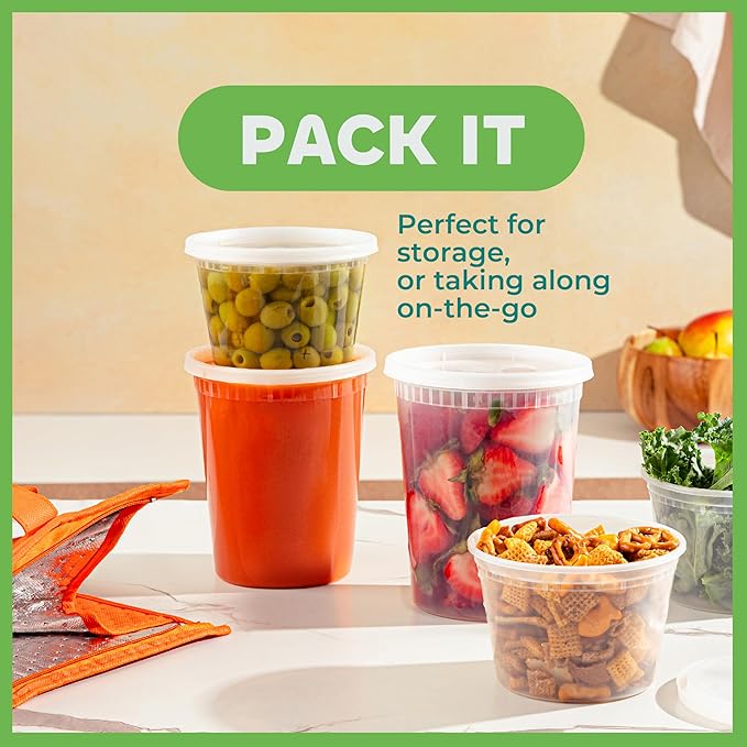 JoyServe Deli Food Storage Containers
