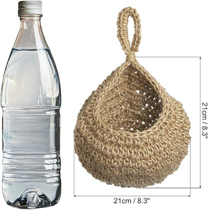 PATIKIL Hanging Fruit Baskets for Kitchen, Large Size Teardrop Home Decor