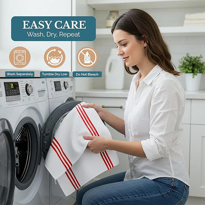 Casa Platino Dish Towels for Kitchen Drying Kitchen Towels – 8 Pc Durable