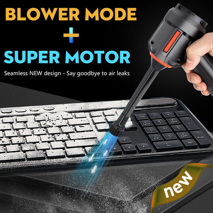 PeroBuno Computer Vacuum Cleaner - Air Duster - for Keyboard Cleaning - Cordless Canned Air - Powerful - Energy - Efficient - Compressed