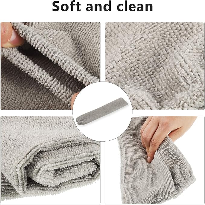6 Pcs Retractable Gap Dust Cleaner Cloth Reusable Microfiber Dusting Cloth