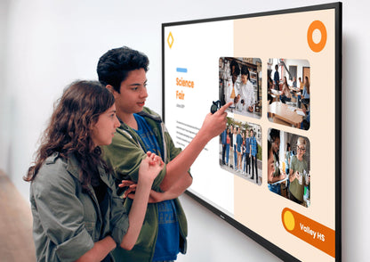 Promethean ActivPanelD 55" Commercial Digital Display, 4K UHD Non-Touch Digital Signage Screen for Announcements, Offices, Schools & Retail, Wall Mount Included, 3-Year Onsite Support
