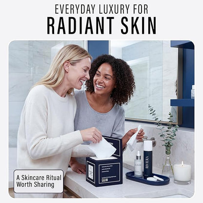 Clean & Clear Face Towels, Disposable Luxury Facial Towels, 100% Viscose