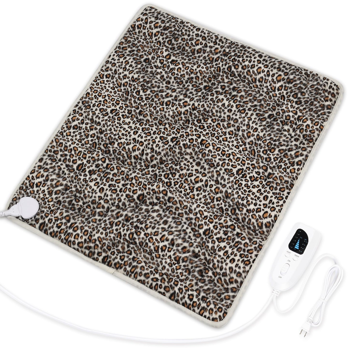 Heating Pad,Electric Heating Pads for Back,Neck,Abdomen,Moist Heating Pad for Shoulder,Knee,Arms,Legs,Dry/Moist Heat & Auto Shut Off,Birthday Gifts for Men and Women(Light Gray, 24''×12'')