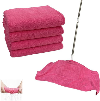 4/8 Pcs Extra Large Microfiber Cleaning Cloths – 30x20 in Mop Towels