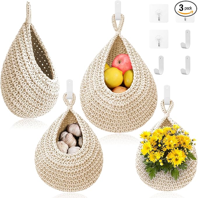 Hanging Fruit Baskets for Kitchen