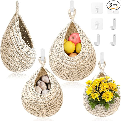 Hanging Fruit Baskets for Kitchen