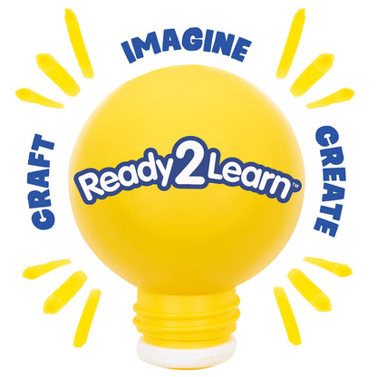 READY 2 LEARN Lacing Alphabet - Uppercase - 26 Letters - 8 Laces - Threading Toy for 3, 4, 5, 6 Year Olds - Fine Motor Skills, Letter Recognition and Early Spelling