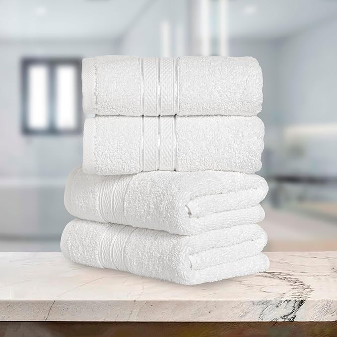 Elegant Comfort Three Line Popcorn Towel Set