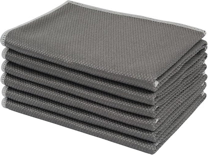 SINLAND Microfiber Glass Cleaning Cloths