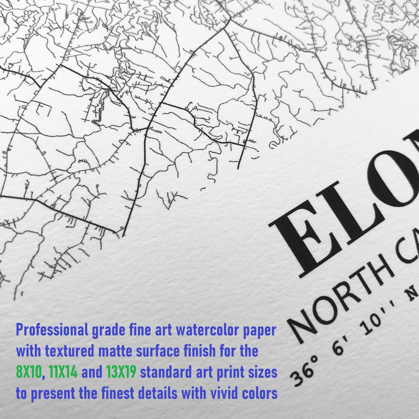 Eleville 8X10 Unframed Medellin Colombia City View Abstract Road Modern Map Art Print Poster Wall Office Home Decor Minimalist Line Art Hometown Housewarming wgn399