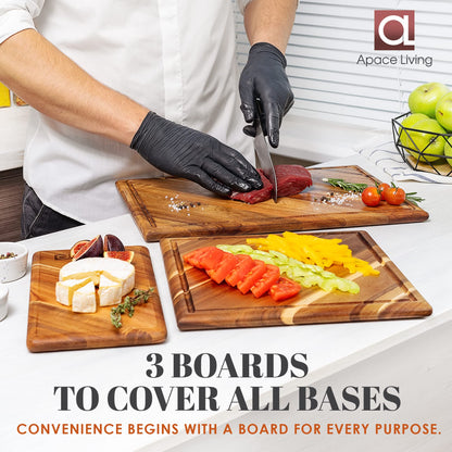 Apace Living Acacia - Arise Bread Box + Chorus Cutting Board Set