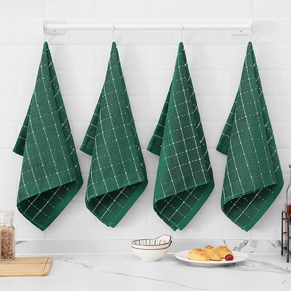 Mordimy 100% Cotton Terry Cloth Kitchen Towels, Super Soft and Absorbent Dish
