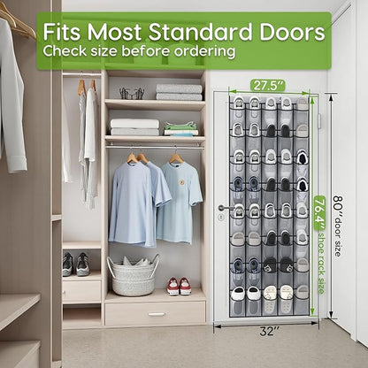 Unjumbly Over the Door Shoe Organizer