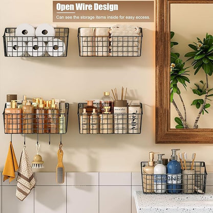 Sonyabecca 6 Pack Hanging Wall Basket