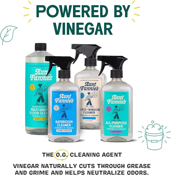 Aunt Fannie's Extra Strength Cleaning Vinegar, 64 Ounce, No Added Scents