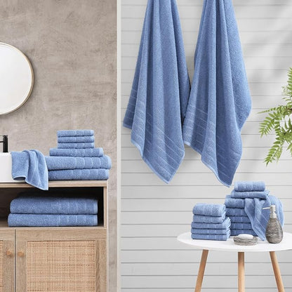 Casa Platino Cotton Bath Towel 8 Piece Set