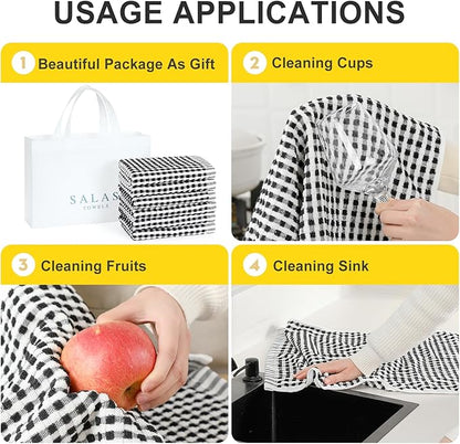 SALAS Cotton Dish Towels Cloths