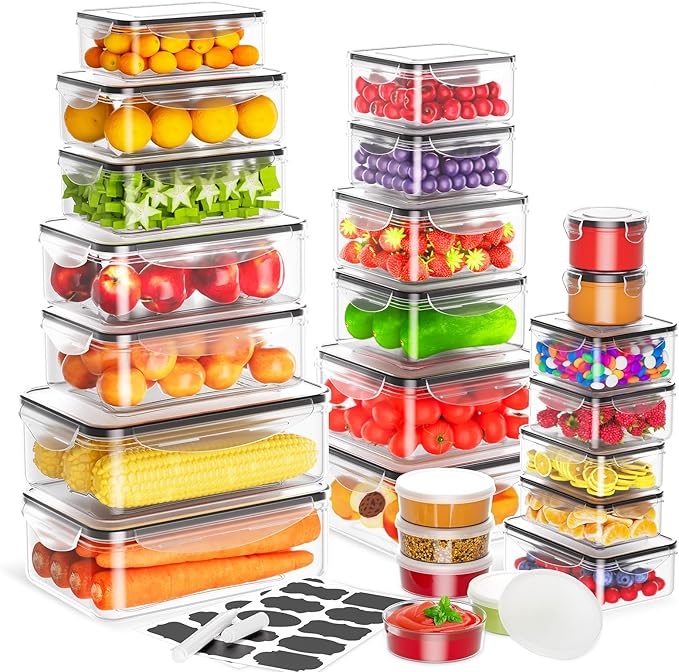 50 PCS Food Storage Containers