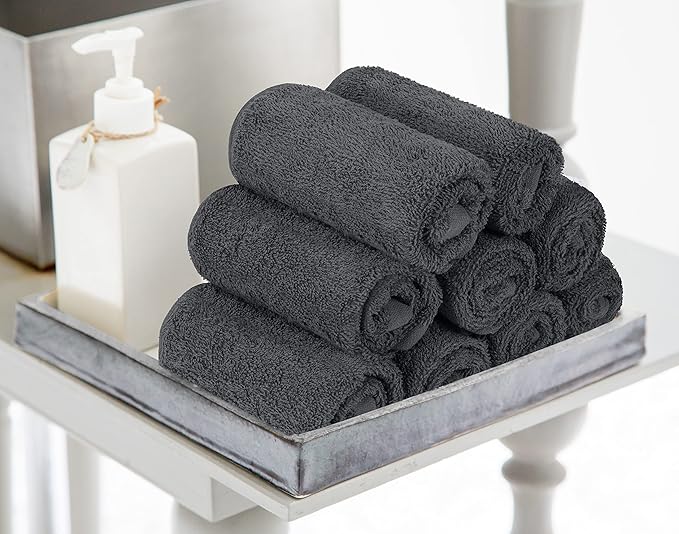 Utopia Towels 12 Pack Cotton Washcloths Set, 100% Ring Spun Cotton, Premium