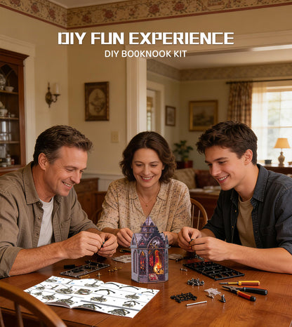 Spilay DIY Miniature House Kit for Adults, Miniature Dollhouse Kit