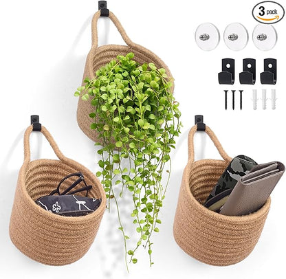 Fabric Wall Hanging Baskets