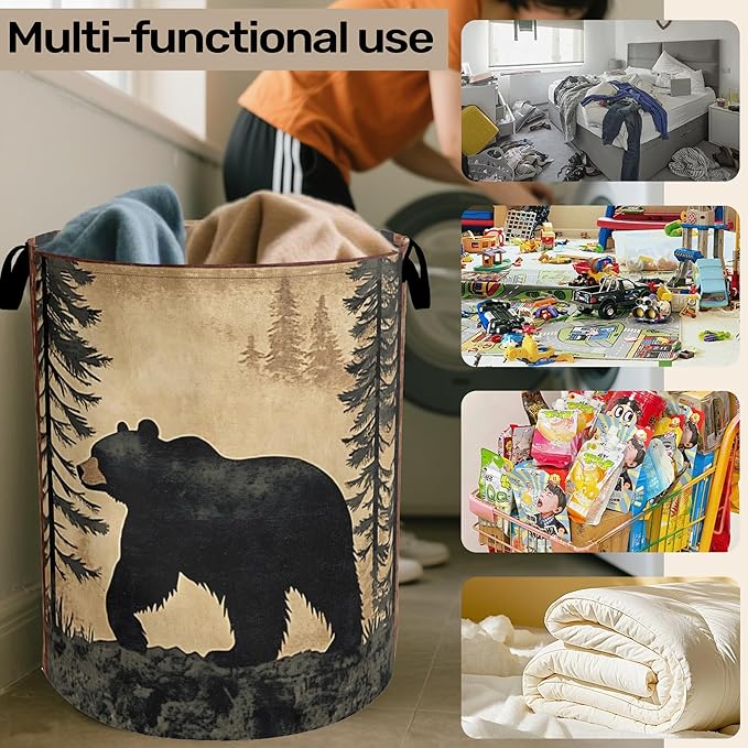 Bear Mountain Laundry Basket